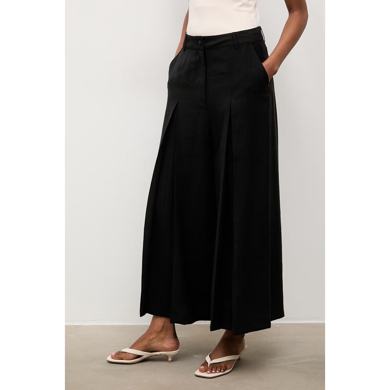 Answear.LAB kalhoty culottes dámské s lyocellem 115678109