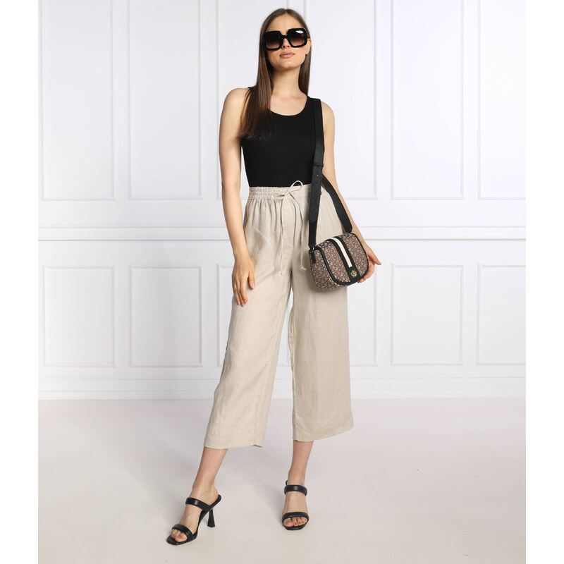 DKNY Lněné kalhoty | flare fit