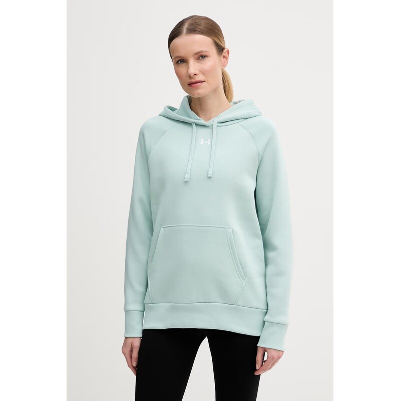 Under Armour mikina s kapucí dámská s bavlnou UA Rival Fleece 115678214