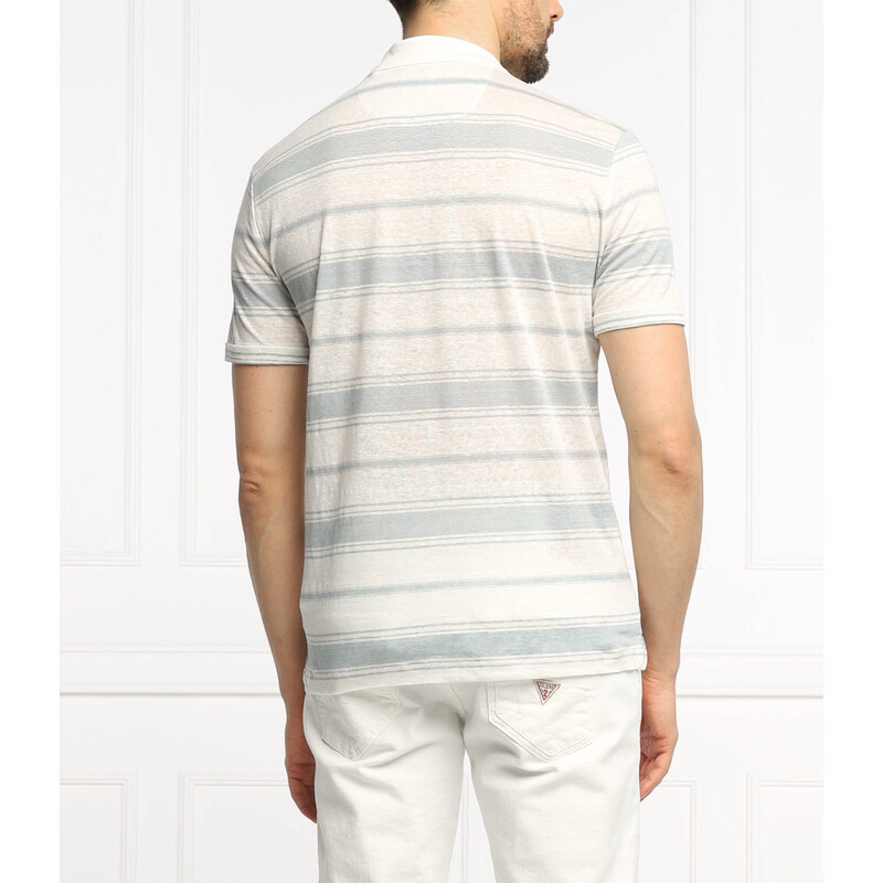 GUESS Lněné polokošile JOSU | Regular Fit