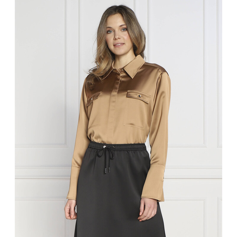 BOSS BLACK Saténová košile Besatina | Comfort fit 86303472