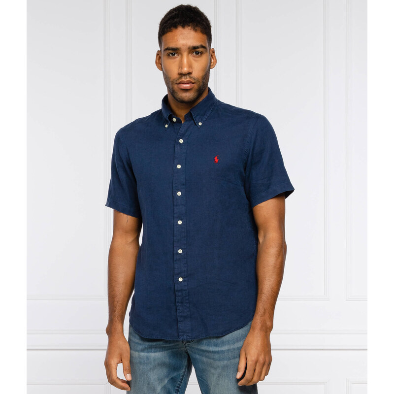 POLO RALPH LAUREN Lněná košile | Custom fit