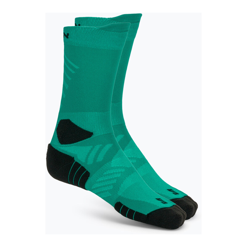 Ponožky Salomon Aero Crew dynasty green/waterfall