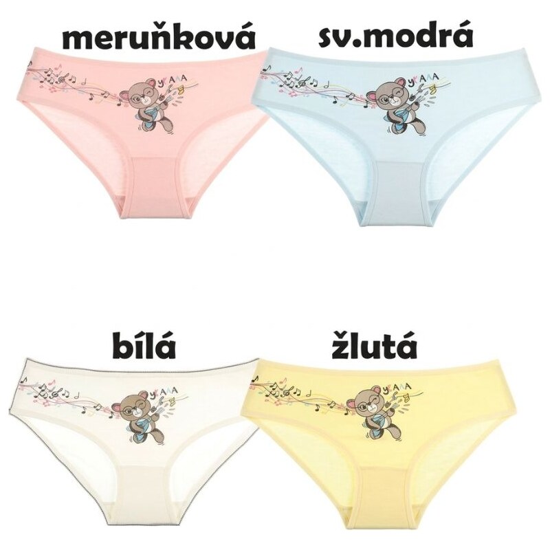 Dívčí kalhotky medvěd EVONA