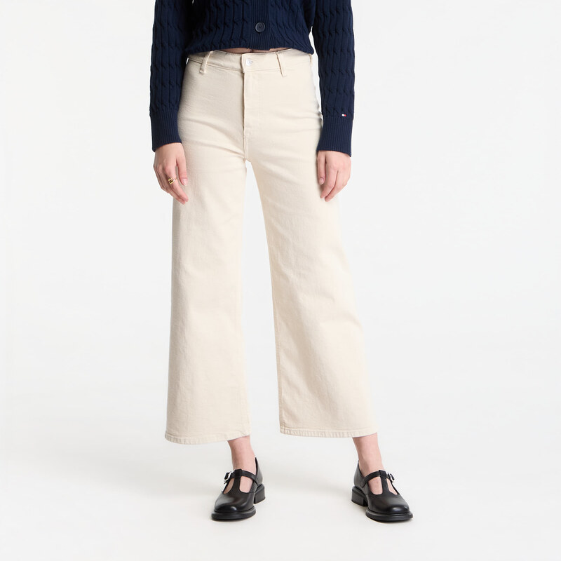 Džíny Tommy Hilfiger Wide Leg Washed Clr Hw Ankle Jeans Muslin W25/L30 115677308