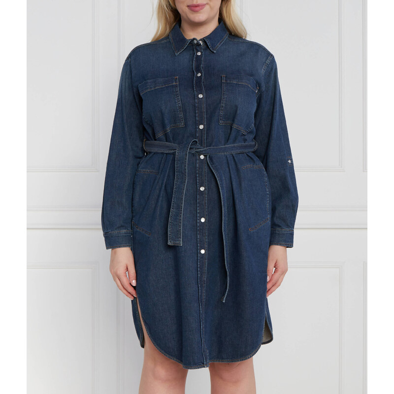 Persona by Marina Rinaldi Šaty s opaskem plus size | denim