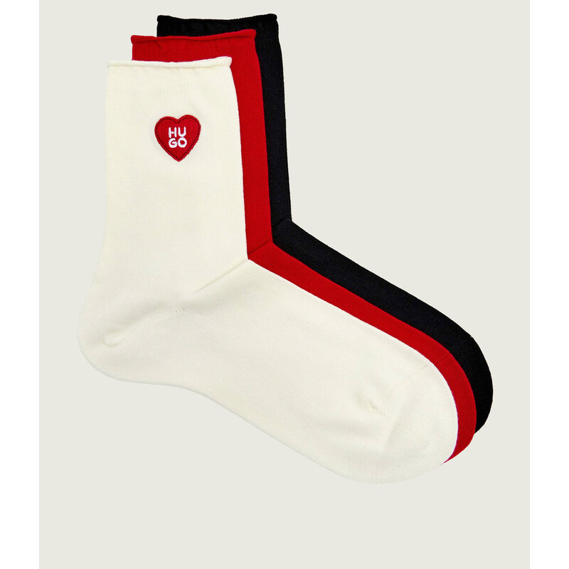 Hugo Bodywear Ponožky 3-pack 3P QS HEART CC
