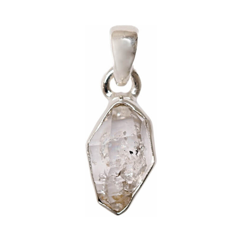 Nefertitis Herkimer diamant přívěsek stříbro Ag 925 P3348 - 1,2 cm, 1 115677248
