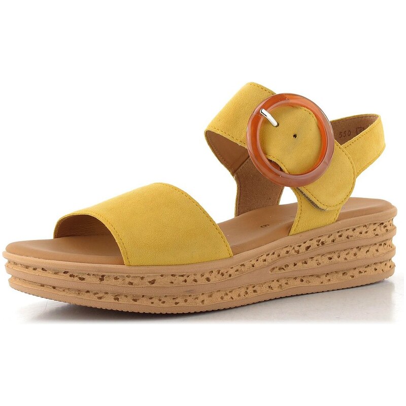 Gabor semišové sandály na platformě dark sole 84.550.13 115677800