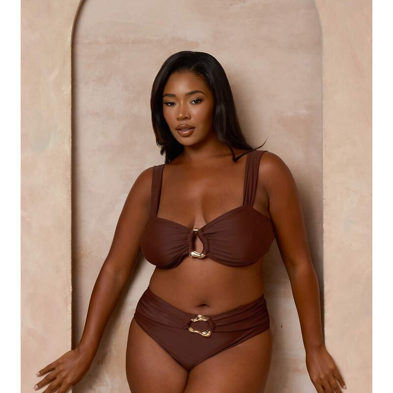 Moda Minx Curve X Alessa Tyrrell-Charles high waist bikini