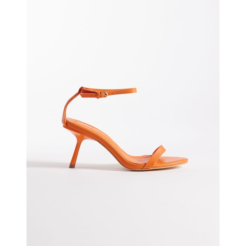Public Desire heeled sandals in orange 115678873