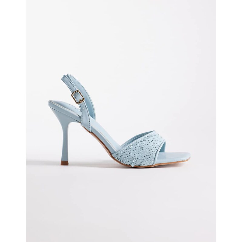 SIMMI Shoes Simmi London Cindy heeled sandals with sequins in blue 115678940
