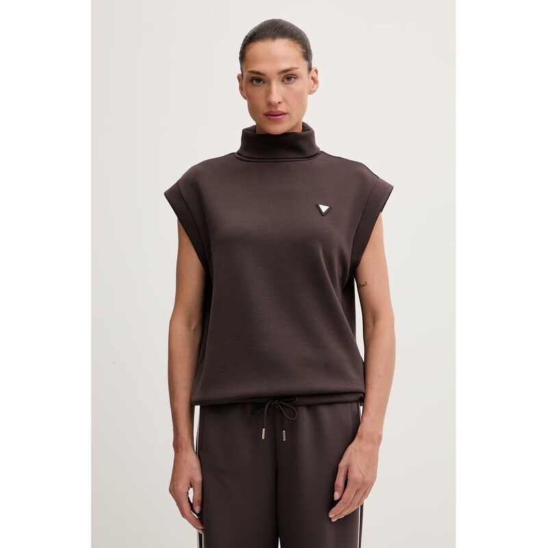 Guess mikina bez rukávů dámská s modalem OLYMPE 115681075