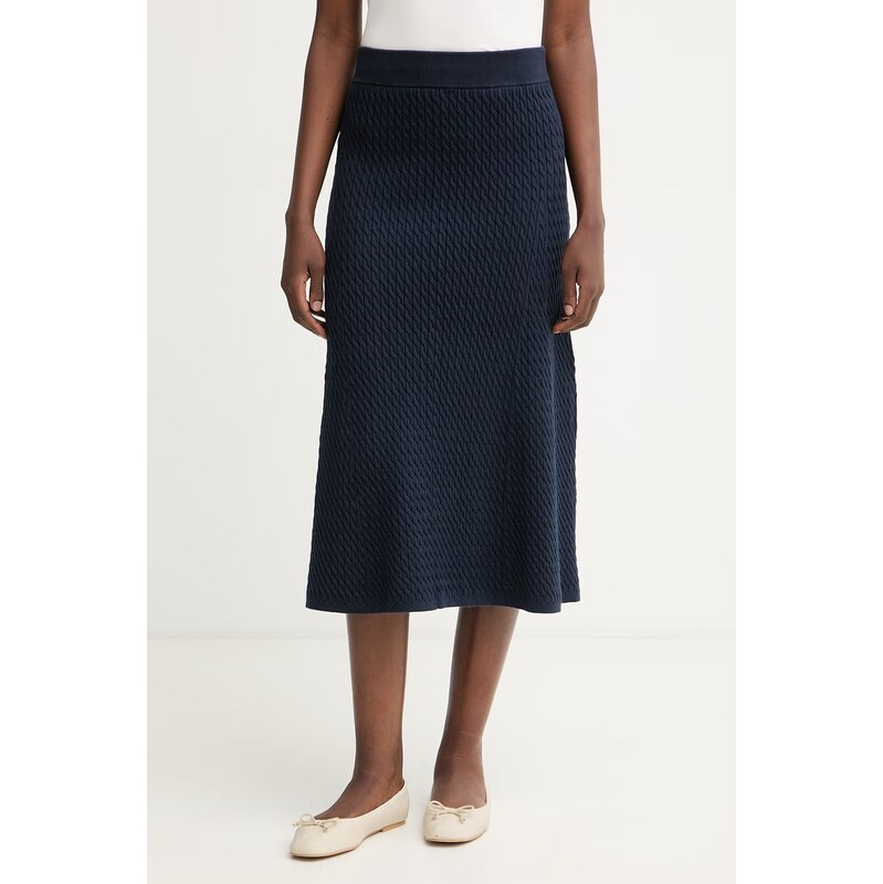 Tommy Hilfiger úpletová sukně s bavlnou 115681060