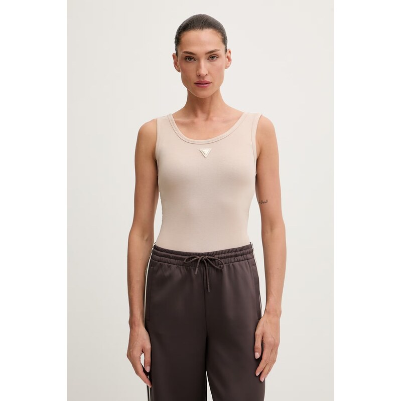 Guess top dámský s bavlnou OLYMPE 115681110