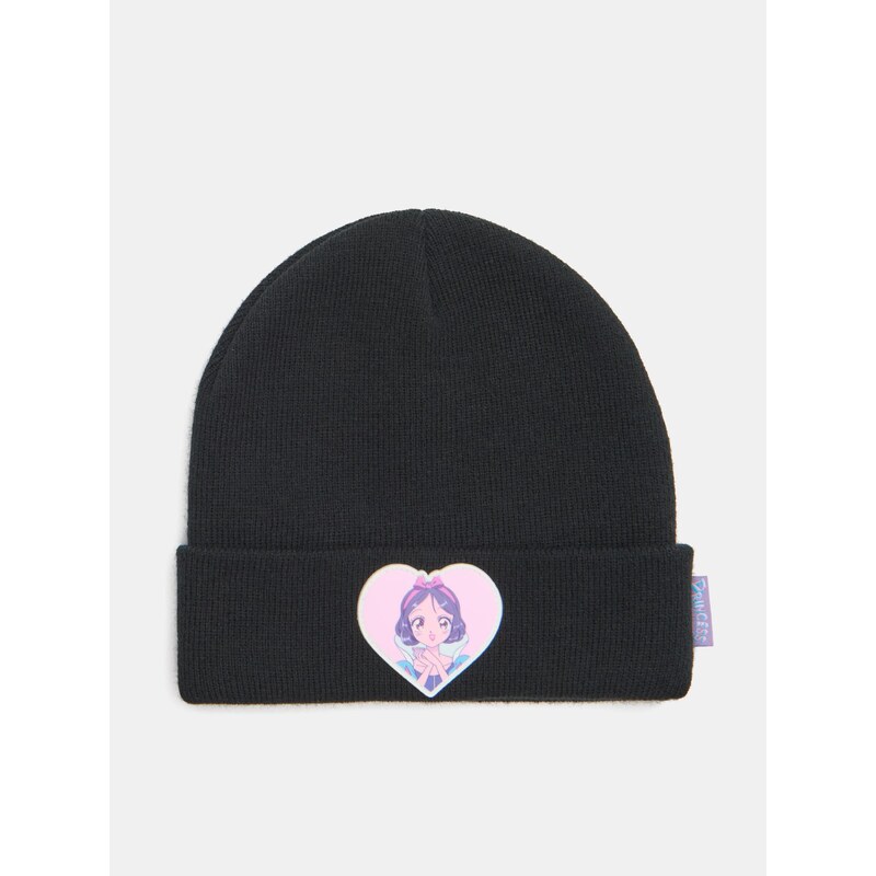 Sinsay - Čepice beanie Disney Princess - černá