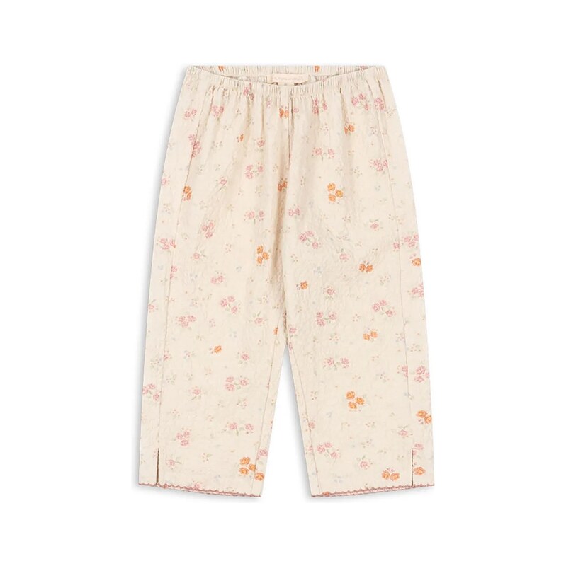 Konges Sløjd kalhoty dětské bavlněné s elastanem ELIN SLIT PANTS