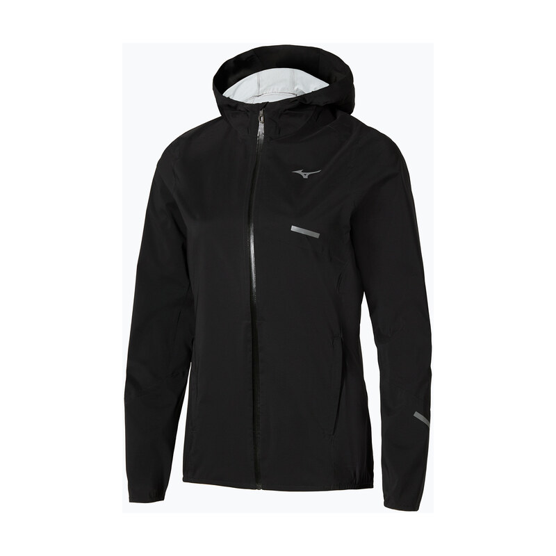 Dámská běžecká bunda Mizuno Trail Waterproof 20K Hooded black