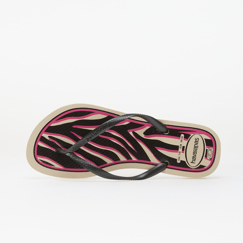 Havaianas Slim Animals Beige/ Dark Grey Metallic 115681438