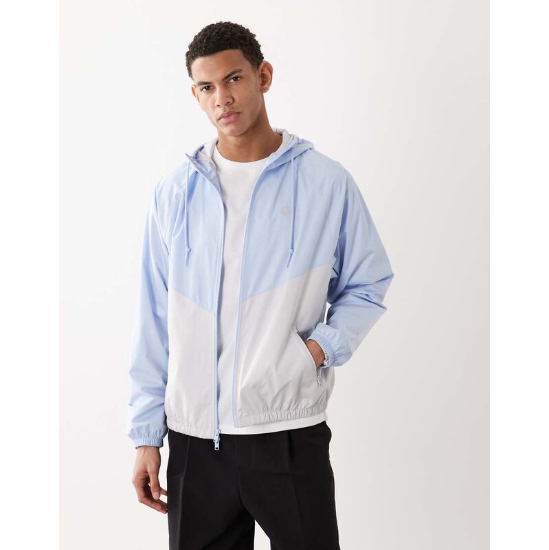 Nike Windrunner zip hooded jacket in blue and grey