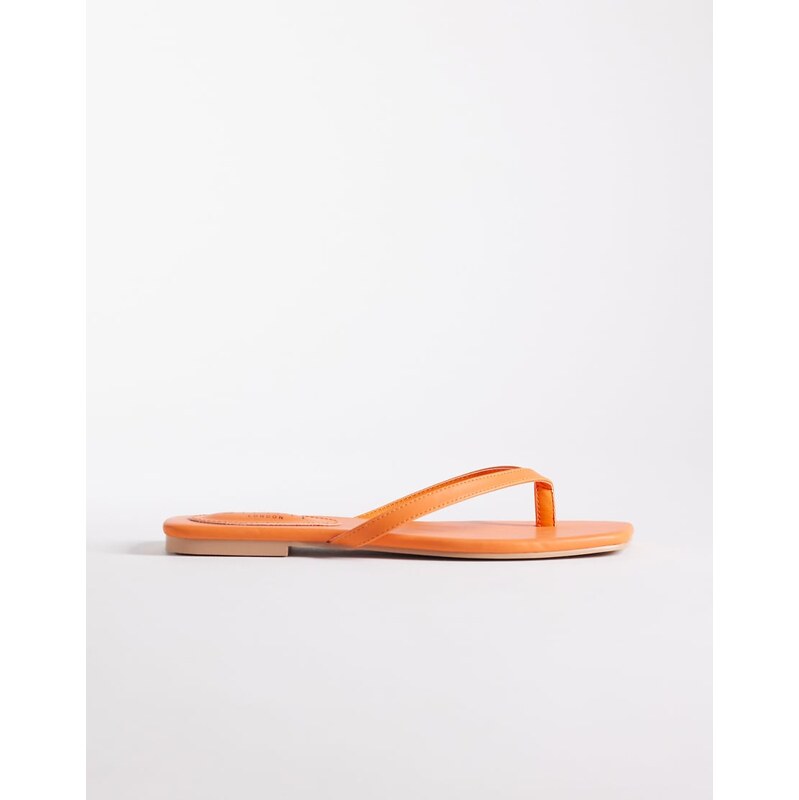 SIMMI Shoes Simmi London Danny flip flops in orange 115681855