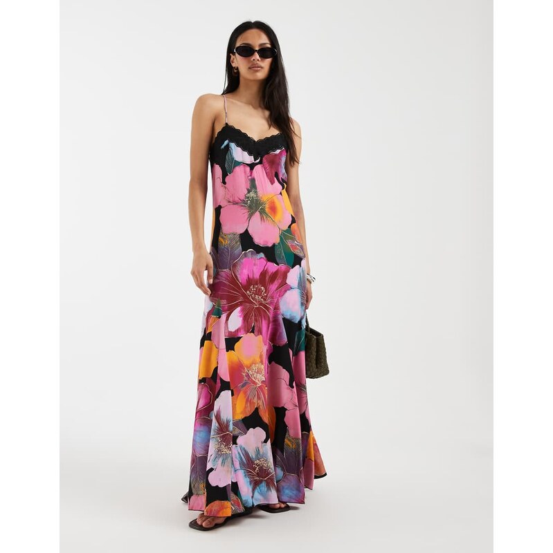 Free People Bloomspell floral maxi dress in desert rose-Multi 115682031