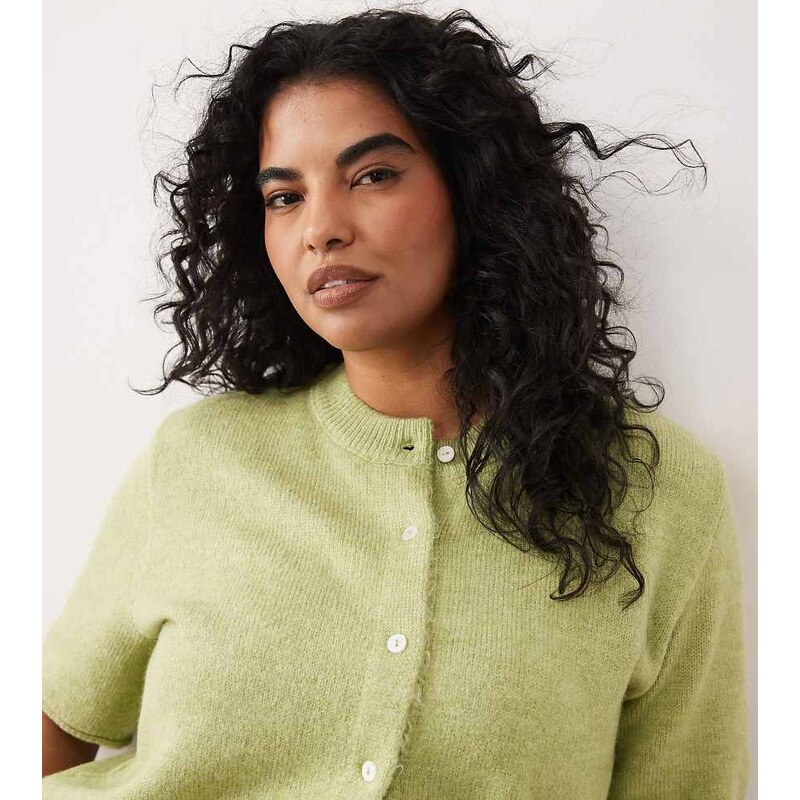 ASOS Curve ASOS DESIGN Curve lightweight relaxed short sleeve
