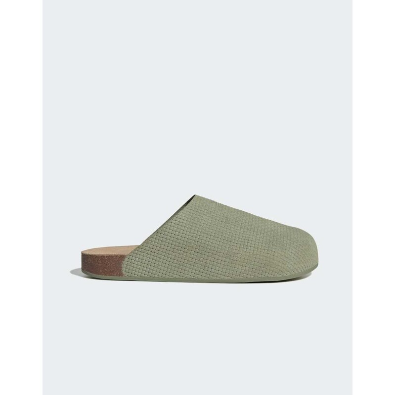 adidas Originals Adimule sliders in green 115682144