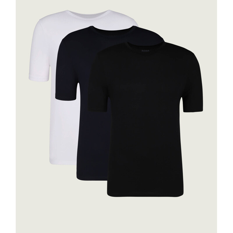 BOSS BLACK Tričko 3-pack RN 3P Bamboo | Slim Fit