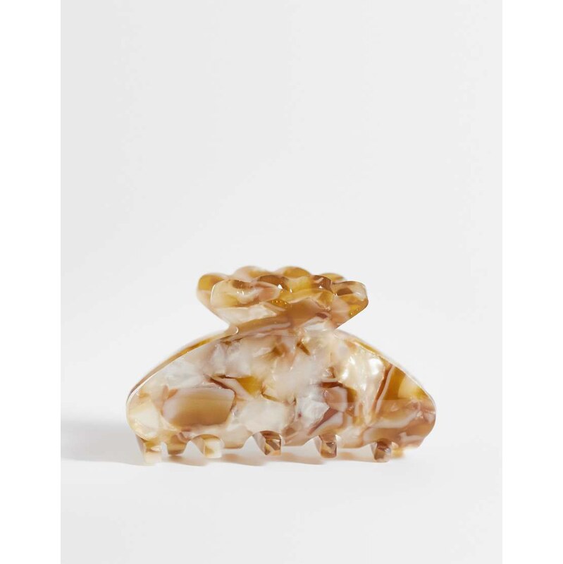 Sui Ava helle plage mini hair claw in light brown 115704878