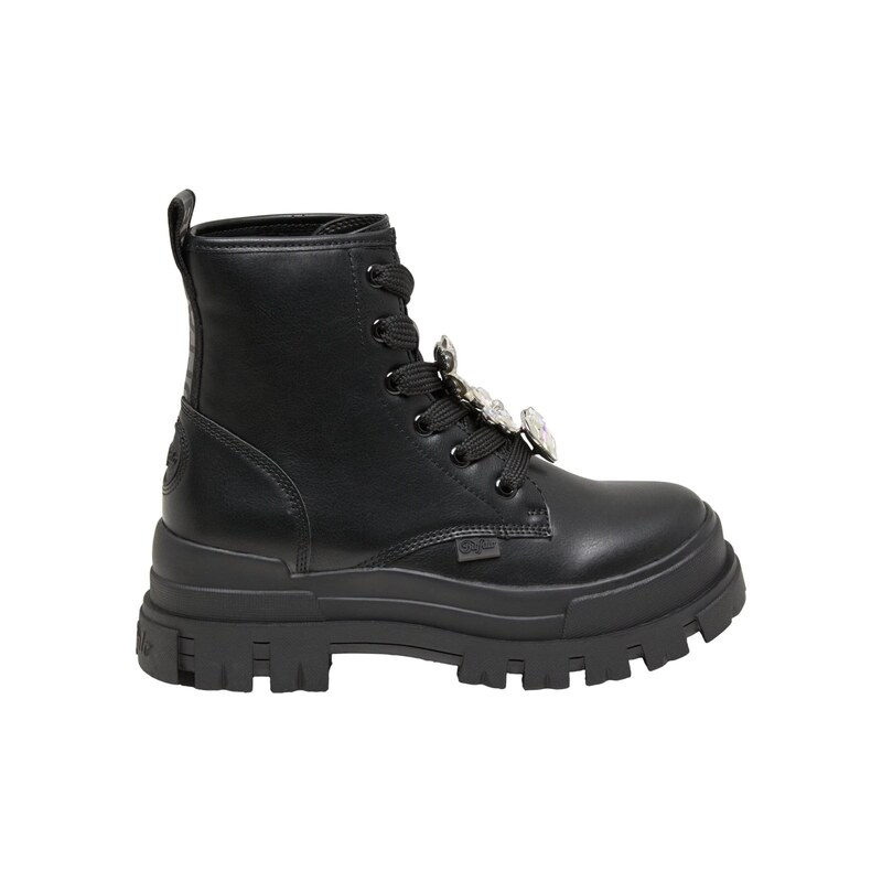BUFFALO Šněrovací kozačky Aspha Rld Ice 2.0 černá 115686248