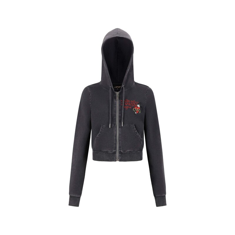 Ed Hardy Mikina Flaming Tiger žlutá / pastelově žlutá / rubínově 115686451
