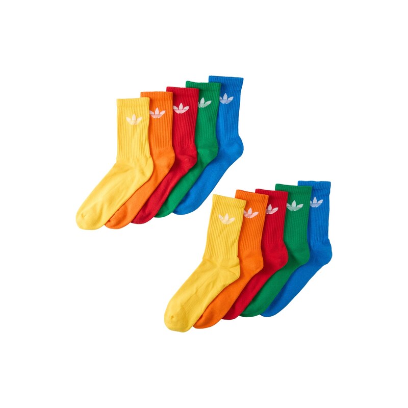 ADIDAS ORIGINALS Ponožky žlutá / zelená / oranžová / červená