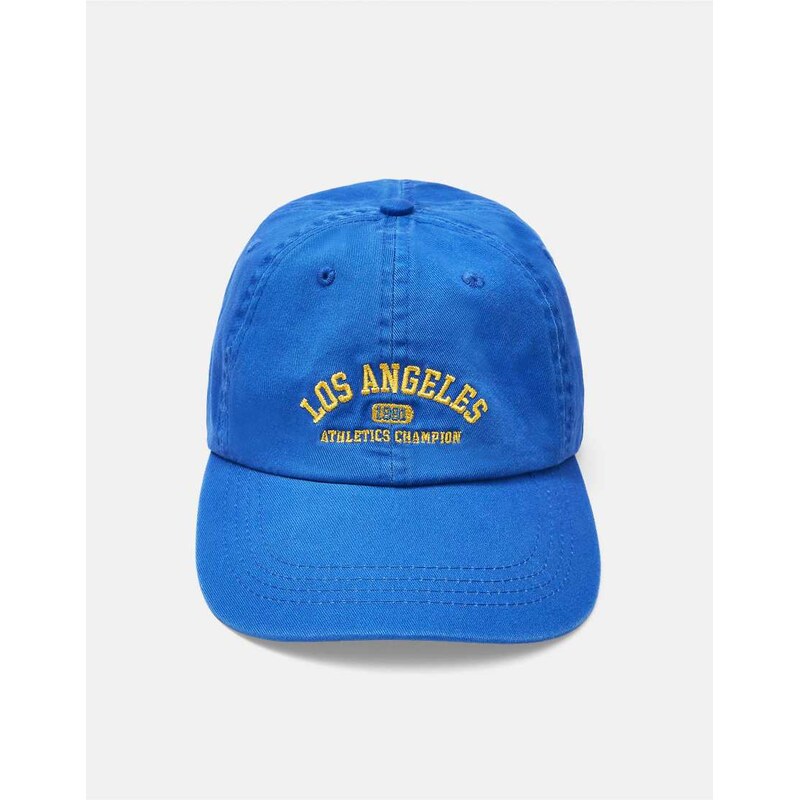 Pull&Bear Los angeles cap in blue 115685925