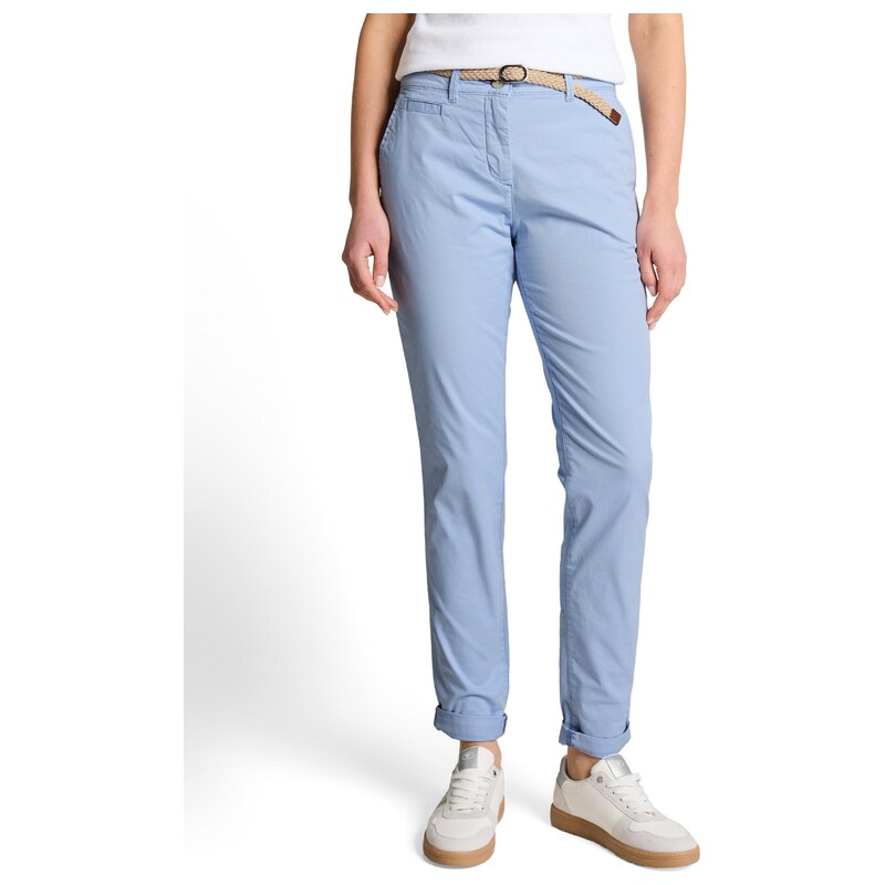 TOM TAILOR Chino kalhoty světlemodrá