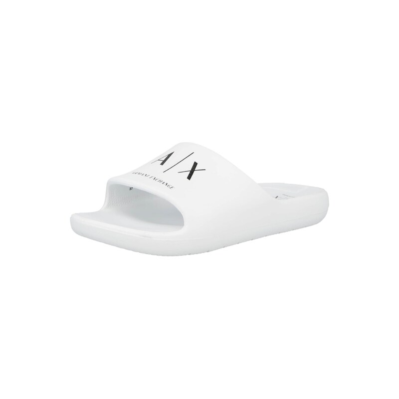 ARMANI EXCHANGE Pantofle černá / bílá 114888286