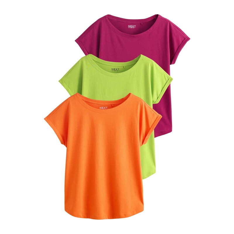 Next Tričko světle zelená / bobule / oranžová 115686800
