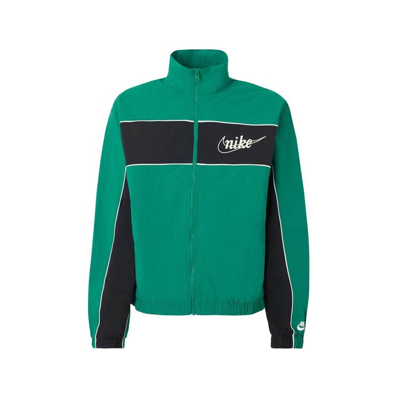Nike Sportswear Přechodná bunda CLUB trávově zelená / černá /