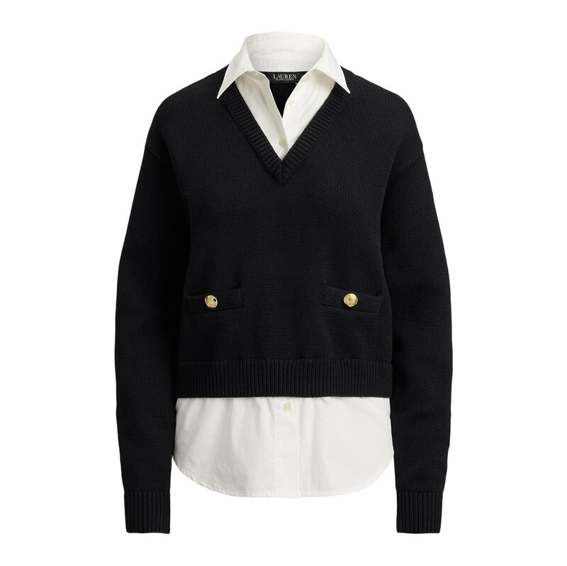 Lauren Ralph Lauren Svetr černá / bílá 115687009