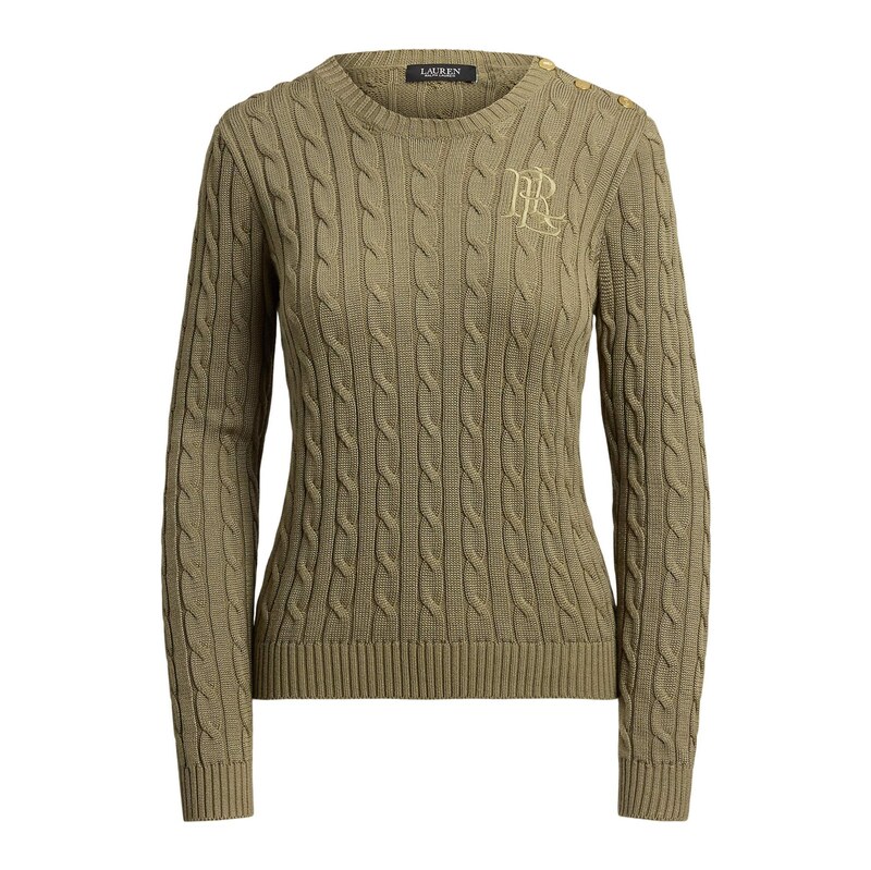 Lauren Ralph Lauren Svetr khaki / olivová 115687007