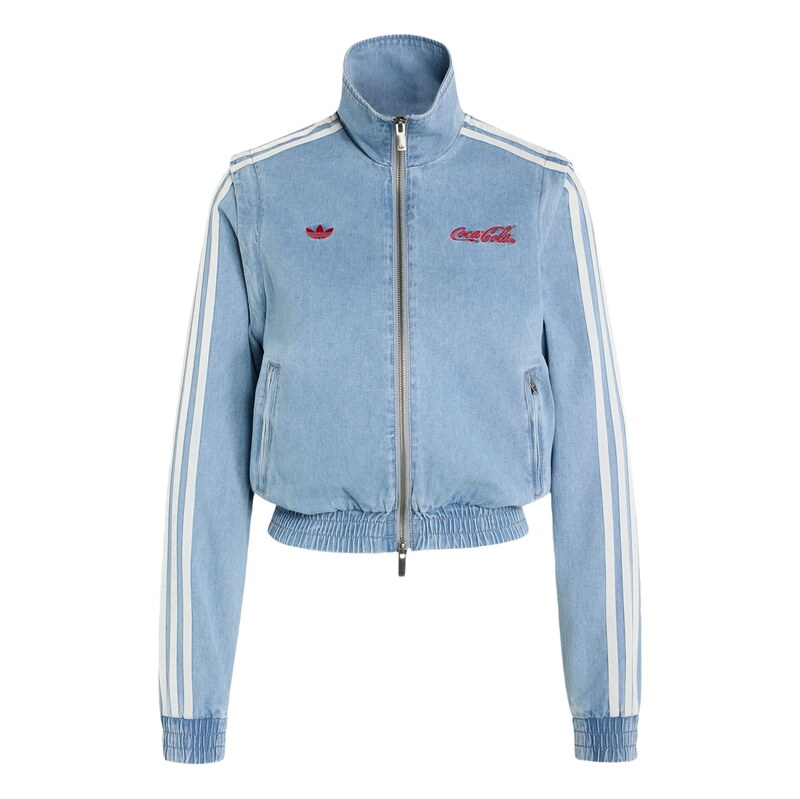 ADIDAS ORIGINALS Přechodná bunda Firebird modrá džínovina /