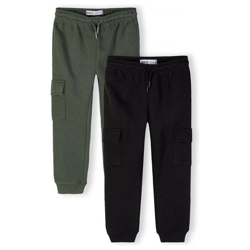 MINOTI Kalhoty khaki / černá