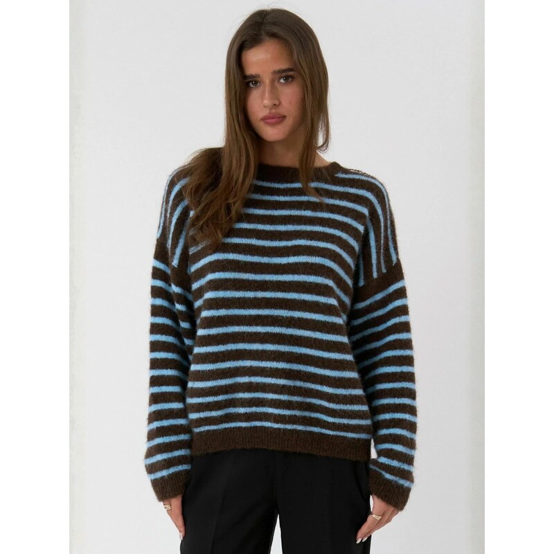 TEESHOPPEN Svetr Sienna modrá 115687399