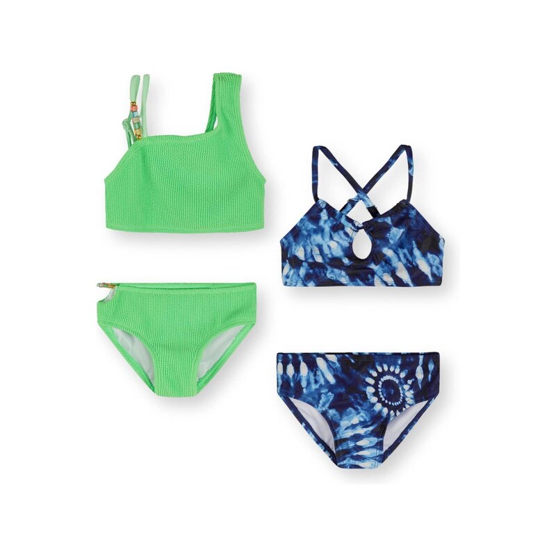 MINOTI Bikiny marine modrá / zelená