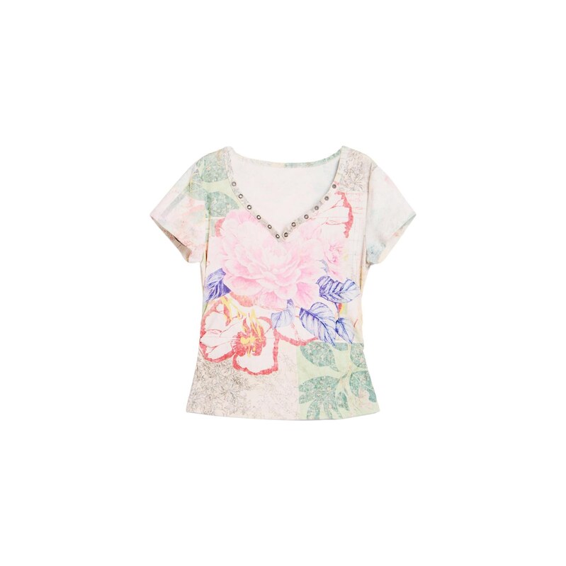 Desigual Tričko mix barev