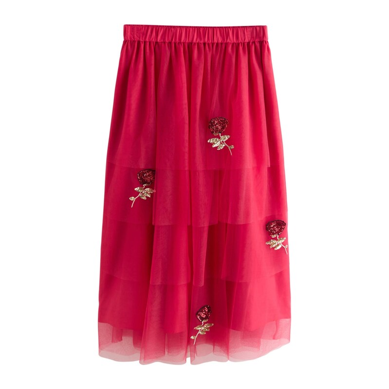 Rockett St George Sukně zlatá / červená / offwhite 115687527