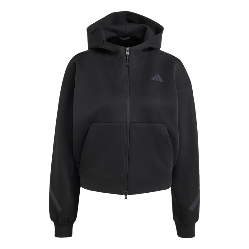 ADIDAS SPORTSWEAR Sportovní mikina 'Z.N.E.' tmavě šedá / černá