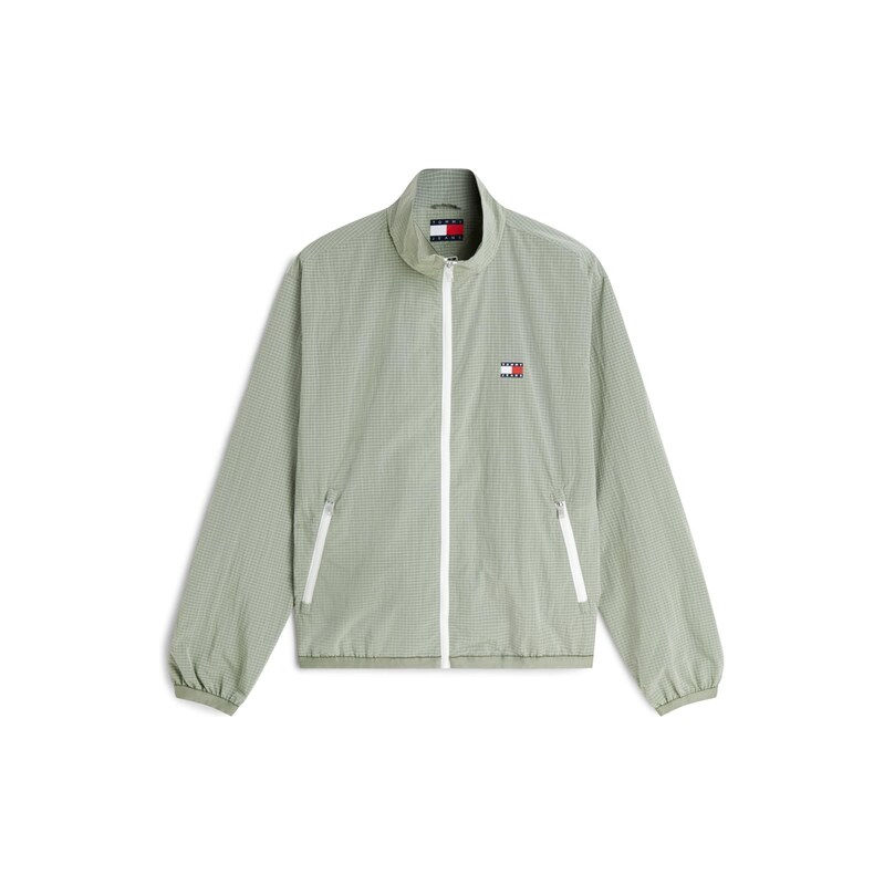 Tommy Jeans Přechodná bunda 'ESSENTIAL' zelená