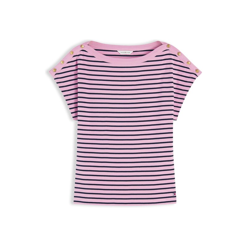 TOMMY HILFIGER Tričko BOAT pink 115687786