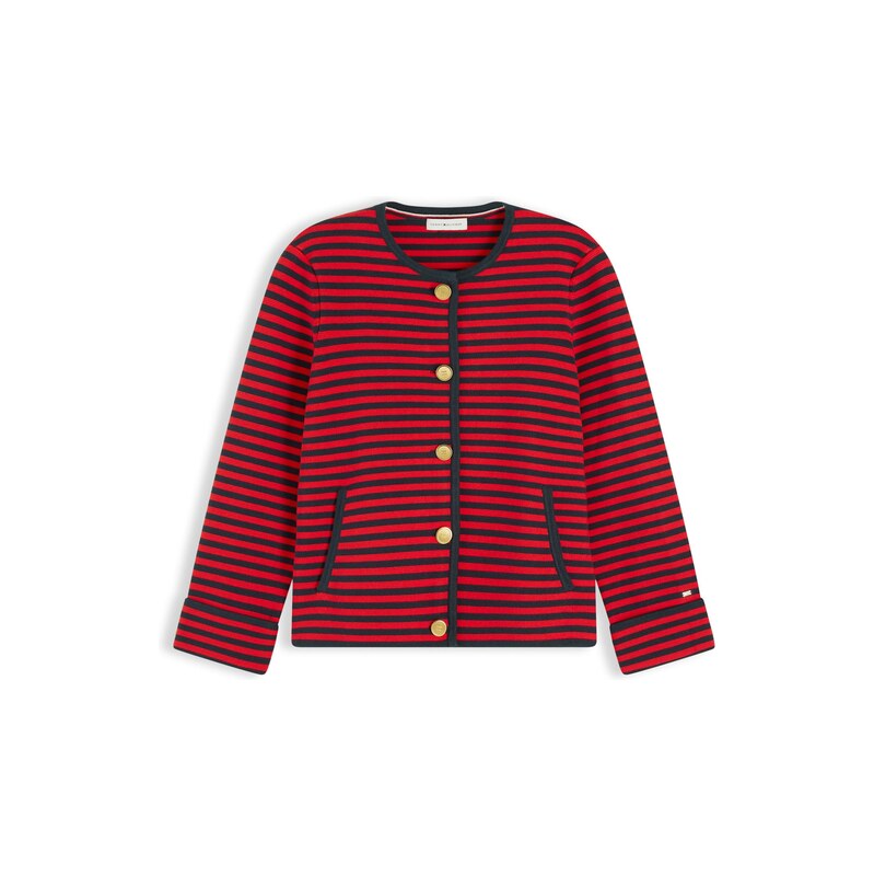 TOMMY HILFIGER Kardigan noční modrá / červená 115687811